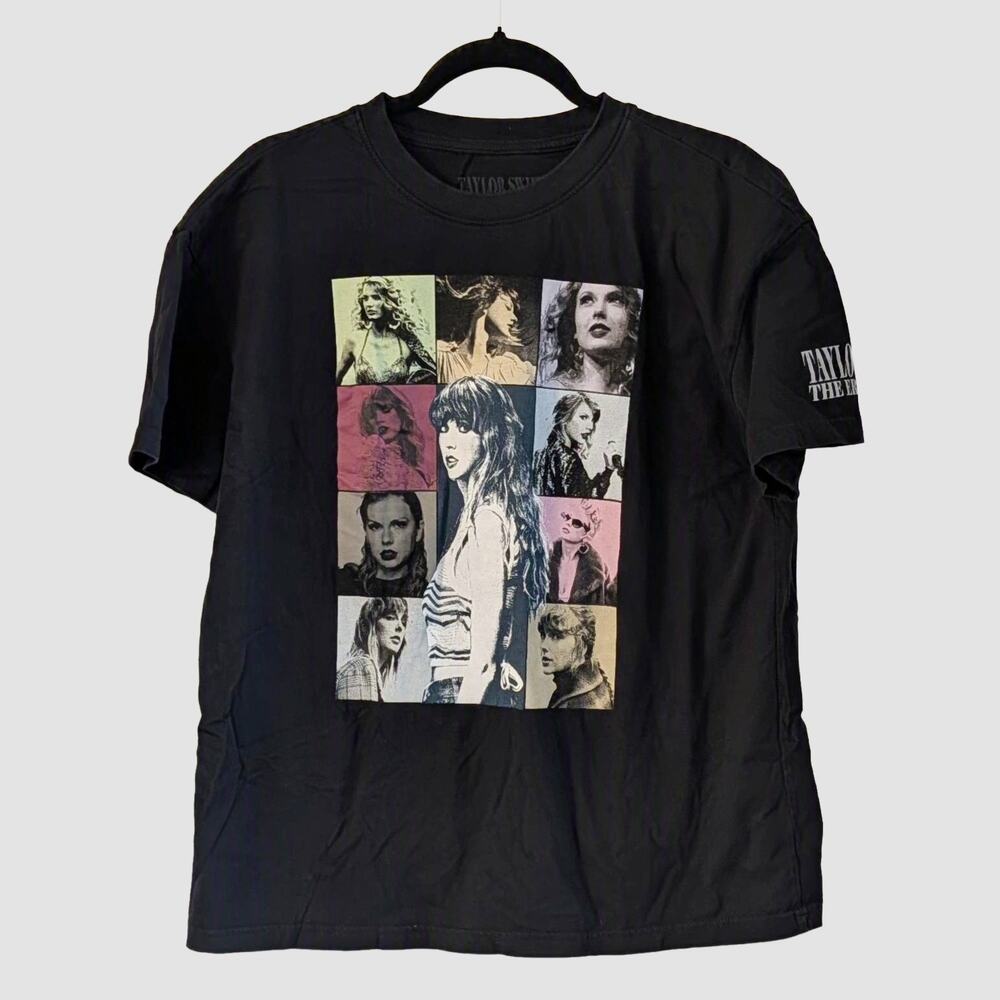 Taylor Swift The Eras Tour Graphic T Shirt Black Medium Official Merch